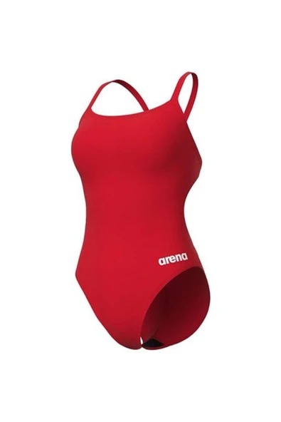 ARENA Team Swimsuit Challenge Solid Kadın Kırmızı Yüzücü Mayosu 004766450 - 3