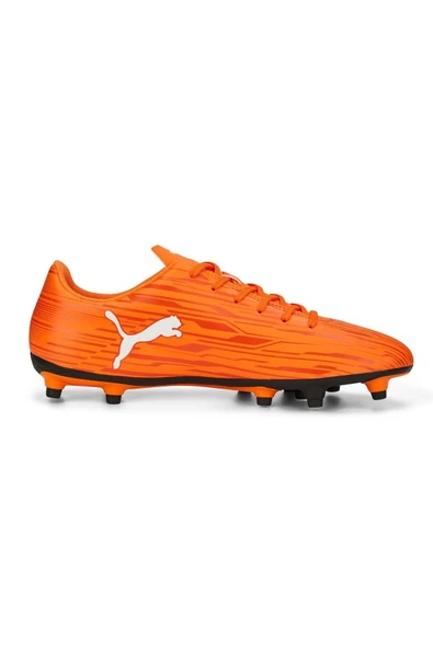 Puma Rapido III Fg-Ag 106572-09 Erkek Krampon Ayakkabı TURUNCU - Resim 3