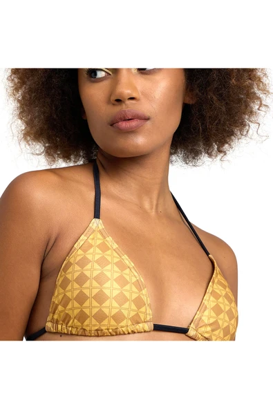 ARENA 50th Gold Triangle Kadın Sarı Yüzücü Bikini 006184 - 4