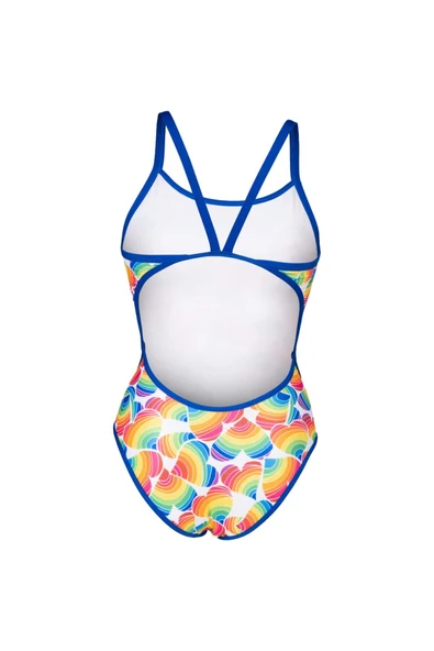 ARENA Women’s Prıde Swımsuıt Super Fly Back Kadın Yüzücü Mayosu - 7