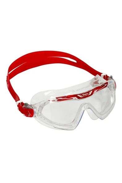 Aqua Sphere Aquasphere Vista Xp Şeffaf Lens Kırmızı Yüzücü Gözlüğü