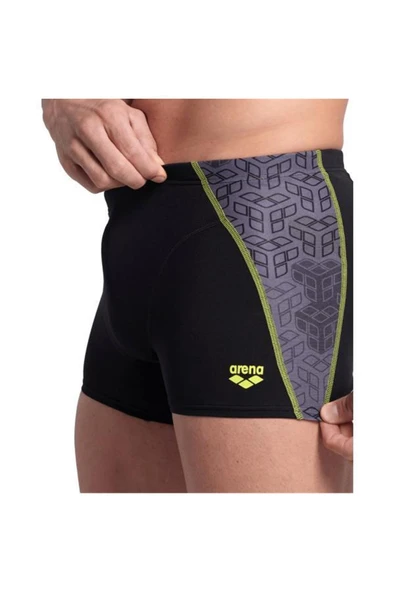 ARENA Camo Kikko Swim Short Black ERKEK YÜZÜCÜ MAYOSU - Resim 2
