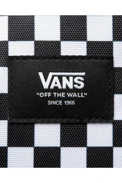 Vans Old Skool Check Damalı Desen Unisex Sırt Çantası - Resim 3