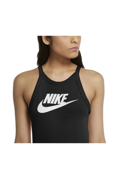 Nike Women's Sportswear Bodysuit: Black Kadın Body - Cu5128-010 - Resim 3