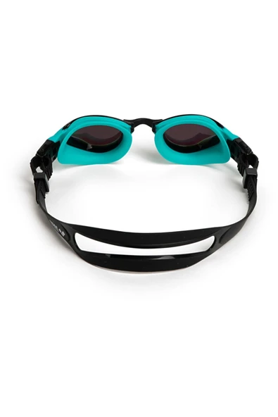 ARENA Cobra Tri Swipe Mirror Aynalı Yüzücü Gözlüğü Indoor-UV Protection Emerald-Peacock 002508110 - Resim 4