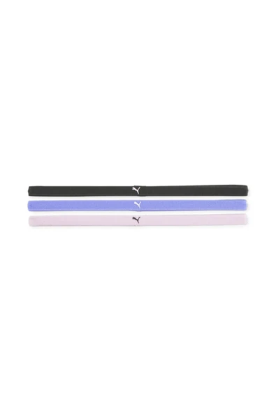 Puma Sportbands 3 Pack Unisex Siyah Saç Bandı - 1