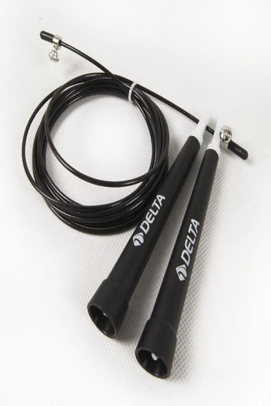 Delta Siyah Crossfit Uzunluğu Ayarlanabilir Deluxe Siyah Atlama İpi ürün görseli