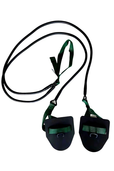 strechcordz El Paletli Yüzme Kara Antrenman Direç Lastiği (yeşil) (3,6-10,8 Kg) ürün görseli 1