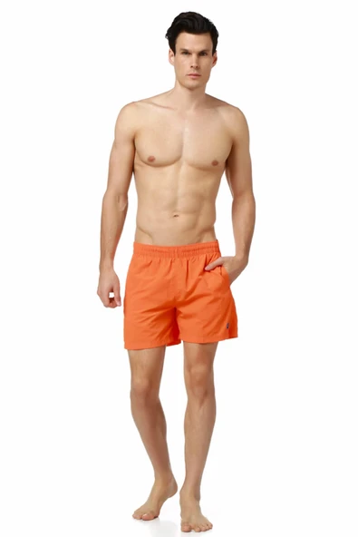 ARENA Fundamentals Erkek Cepli Turuncu Yüzme Şort Mayo - 4362839