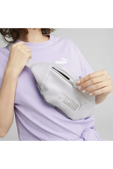 Puma Core Up Bel Çantası Beyaz 07947803 - Resim 4