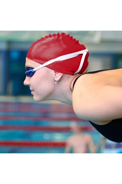 Pacific Sport Pacific Silikon Yüzücü Bonesi - Resim 2