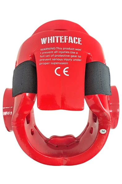 whiteface Taekwondo Camlı Mantar Kask (Kırmızı) - Resim 2
