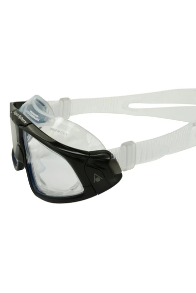 Aqua Sphere Seal 2.0 Şeffaf Lens Siyah Gri Yüzücü Gözlüğü - Resim 3