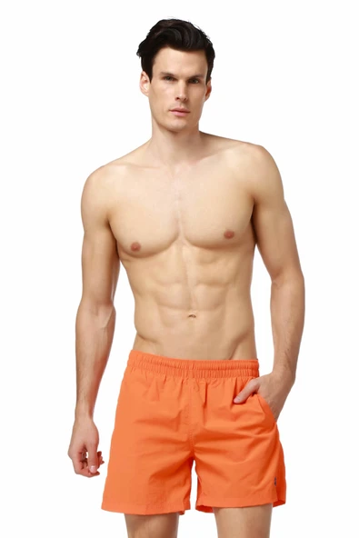 ARENA Fundamentals Erkek Cepli Turuncu Yüzme Şort Mayo - 4362839 - 2