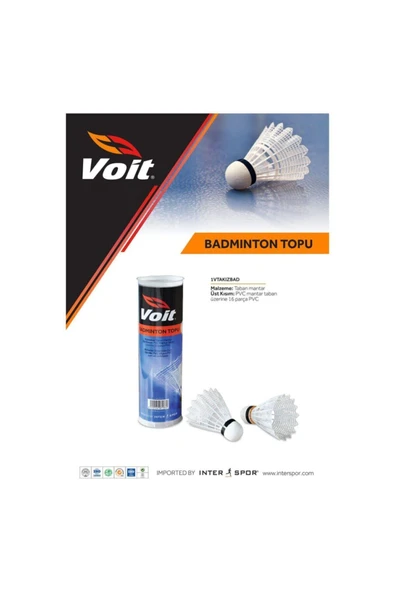 Voit Voıt Badminton Topu 6'lı Kutulu Yüksek Kalite - Resim 2