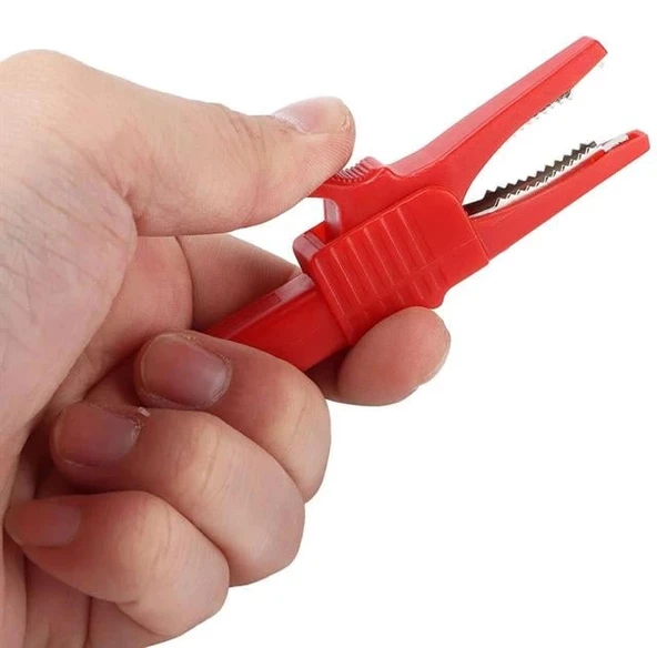 Powermaster IC-243C  Siyah-Kırmızı 4 Mm Banan Jak Girişli 2'li Krokodil CatIII - Resim 4