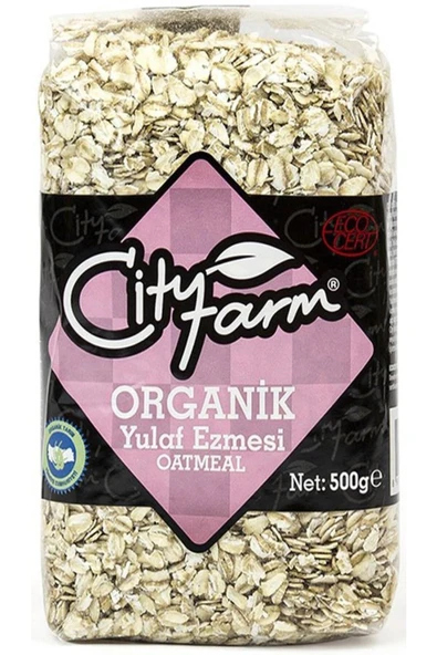 City Farm Organik Yulaf Ezmesi 500gr ürün görseli