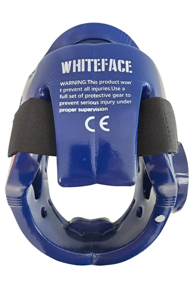 whiteface Taekwondo Camlı Mantar Kask (Mavi) - 2