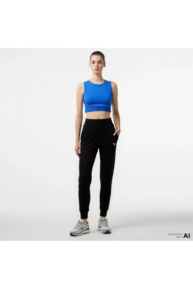 Puma Essential Kadın Siyah Günlük Eşofman Altı ürün görseli