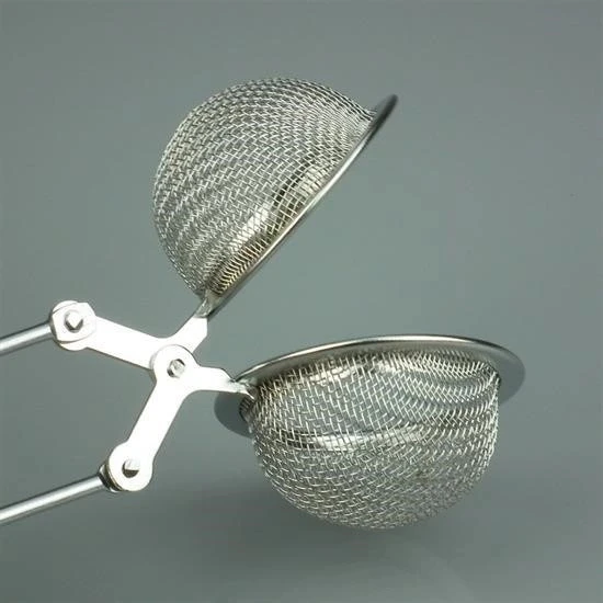 BUFFER® Paslanmaz Metal Pratik Kolay Bitki Çayı Demleme Süzgeci Aparatı - Resim 2