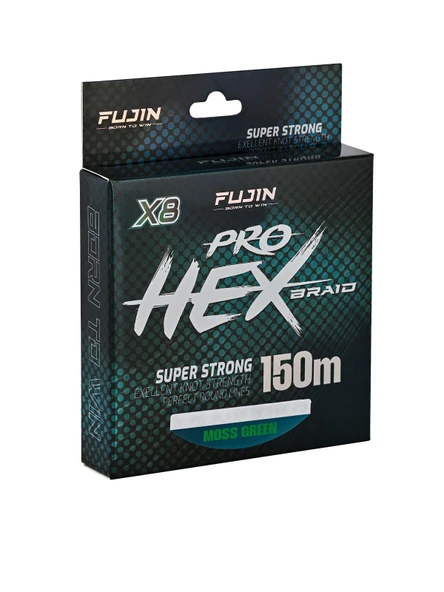 Fujin Pro Hex 8X 150Mt. Moss Green İp Misina ürün görseli