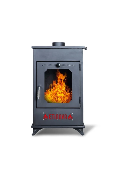 Etinova Eti-B1 Büyük Fırınsız Şömine Tipi Pelet Soba - 2
