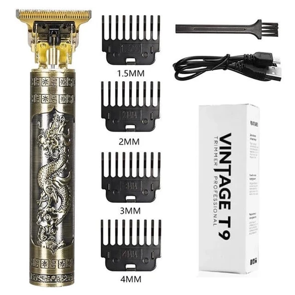 Vintage T9 Şarjlı Saç Sakal Kesme Makinesi