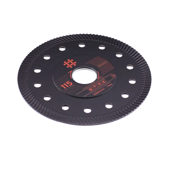 Dekton Testere Mermer Granit Fayans Seramik kesme testeresi 115 mm Elmas Kesim Kesici Diski Siyah - Resim 3