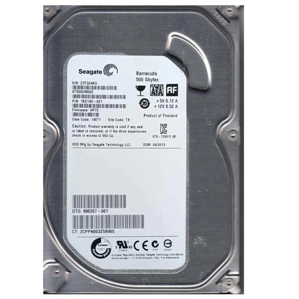 Seagate ST500DM002 ST 500 Gb Sata Harddisk Refresh