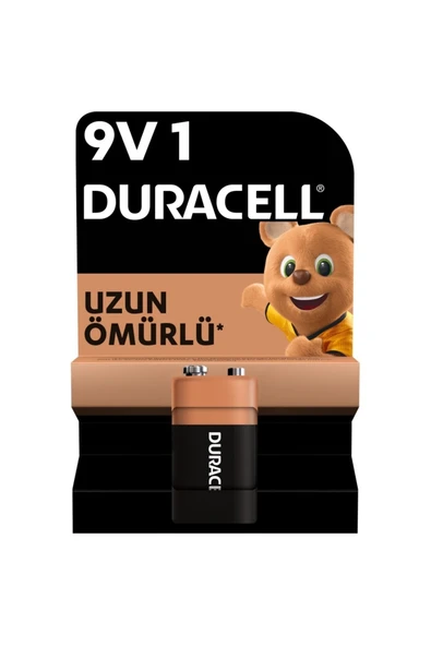 Duracell 9 Volt Pil Kart