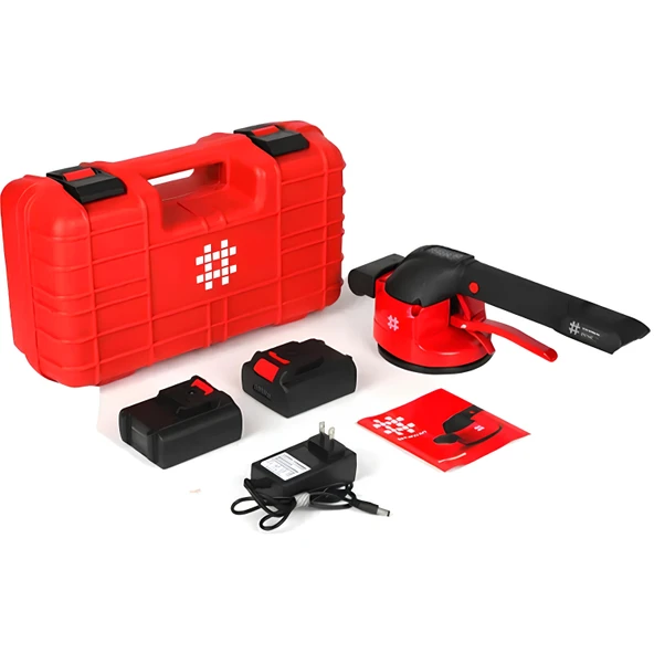 123 Mm Dijital Şarjlı Fayans Vibratörü Vibratoru Makine Aracı Cihaz Lithium Titreşim Döşeme Seramik - Resim 2