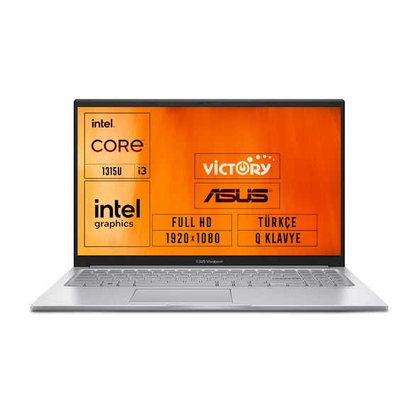Asus Vivobook 15 i3-1315U 12GB 512GB SSD 15.6" FHD Freedos Taşınabilir Bilgisayar X1504VA-NJ2379 022 ürün görseli 1