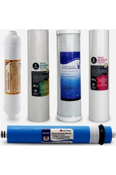 Lg Membranlı 5 Li Su Arıtma Filtre Seti ürün görseli 1