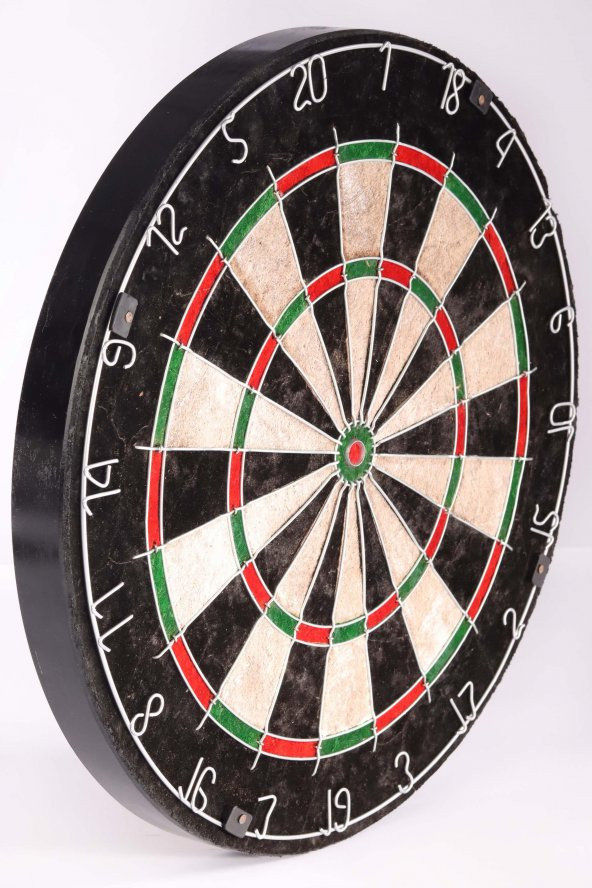 Delta Sisal Dart Seti 45 Cm (18 İnç) Büyük Boy + 6 Dart Oku (18 Gr) Hedef Tahtası - 2