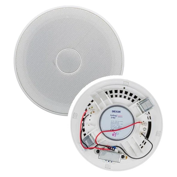 Dexun D-162 16CM 100V Max 50W Hat Trafolu Alçıpan Hoparlör (Tweeterli)