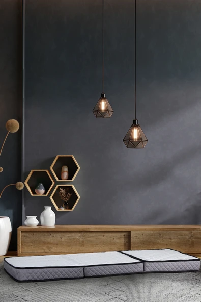 Sleeptown Yatak Deluxe Kuştüyü Sünger Katlanır Yatak 90x190 Cm - 4