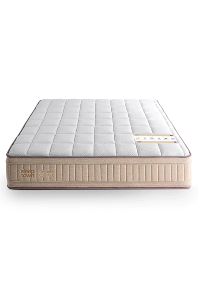 Sleeptown Organic Comfort Ortopedik Çift Taraflı Micro Pocket Yaylı Yatak Tek/Çift Kişilik - 6