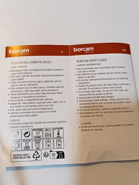 Borcam Kutulu Fırın Tepsisi 3 Lü Set 159160 ( 59074+59006+59034) (+300 / -40) - 2