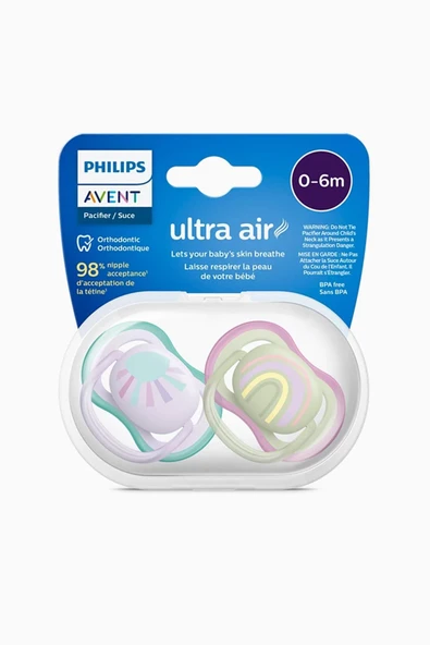 Philips Avent SCF085/59 Ultra Air Emzik 0 - 6 Ay  Kız - 1