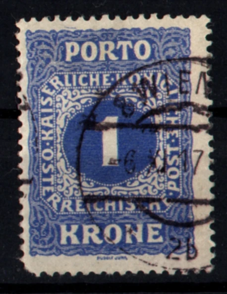 EABİ-Avusturya 1916 Taxe Pulları 1 Kr  (ws1347) ürün görseli