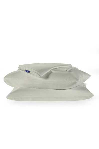 Sleeptown Celia Pamuk Luxury Yıkanabilir Mevsimlik Otel Nevresimi Tek Kişilik Nevresim - Mint Yeşili