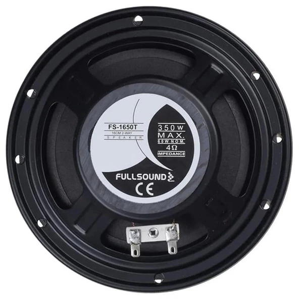 Fullsound FS-1650T 16 CM 350 Watt Tweeterlı Oto Hoparlör (2li Takım) - 3