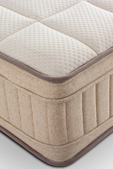 Sleeptown Organic Comfort Ortopedik Çift Taraflı Micro Pocket Yaylı Yatak Tek/Çift Kişilik - 7