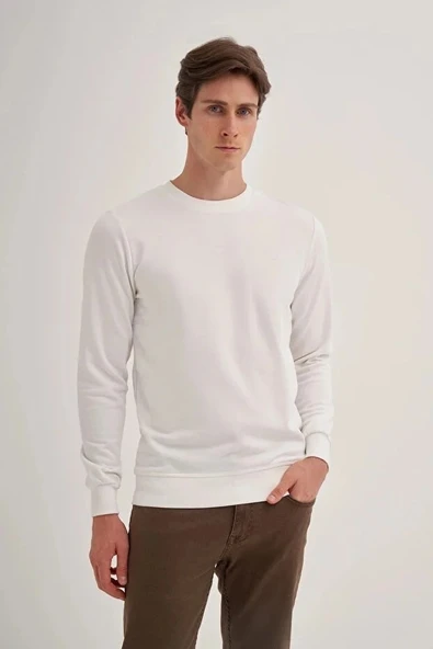 Cazador Slim Fit Mevsimlik 3 İplik Pamuk Karışımlı Sweatshirt-56100 ürün görseli 1