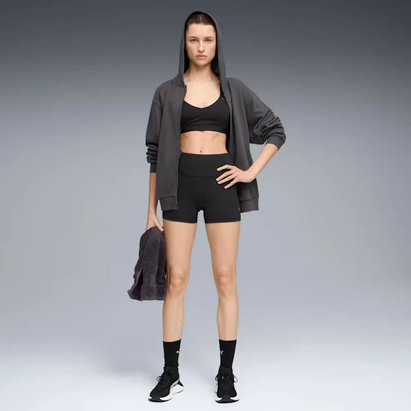 Puma 527470 01 W Puma Shape Yüksek Bel 3 İnç Kadın Kısa Şort Tayt - Resim 3