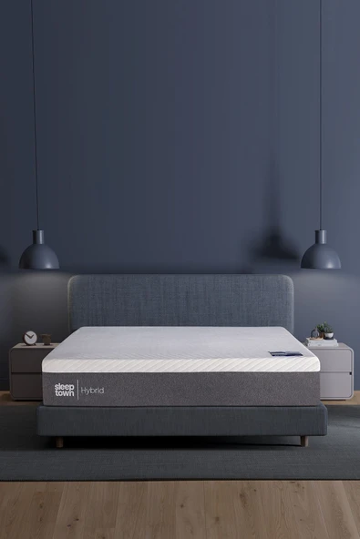 Sleeptown Hybrid Ortopedik Pocket Yaylı Visco Yatak - Tek Kişilik