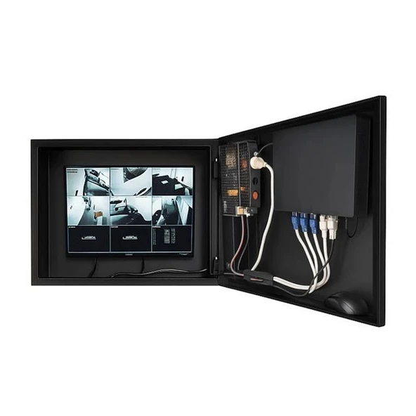 Novacom 45x35x10 Cm Dik Tip Gri Monitör Takılabilen Dvr Kabini - 3