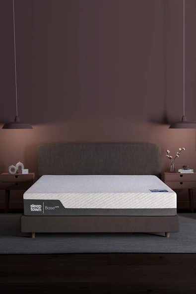 Sleeptown Base 7 Zonlu Fermuarlı Yıkanabilir Kılıflı Ortopedik Visco Yatak - Tek/Çift Kişilik