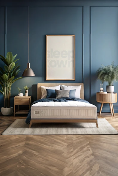 Sleeptown Organic Comfort Ortopedik Çift Taraflı Micro Pocket Yaylı Yatak Tek/Çift Kişilik