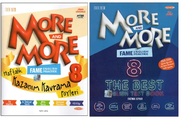 Kurmay Elt 8. More More Fame The Best English Test Book+ Kazanım Kavrama Föyleri ürün görseli